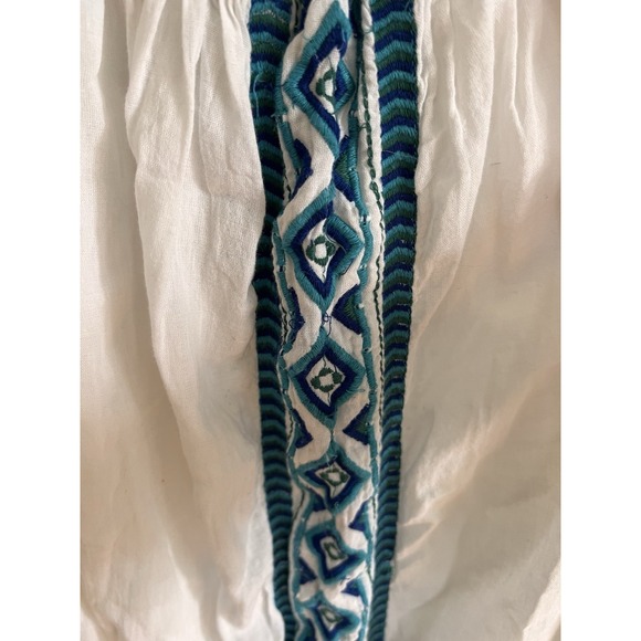 Solitaire Swim Womens S White Ruffle Top Open Skirt Bathing Suit Cover Up - Picture 3 of 5